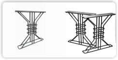 Pata Metalica Modelo S03M